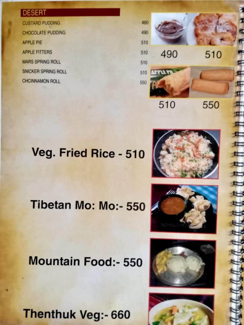 Manaslu Trek Food manaslu trek food menu